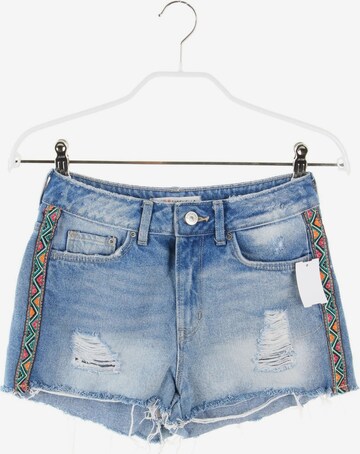 H&M Shorts in XXS in Blue: front