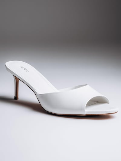 Estro Mule '127-2' in 36 in White, Item view