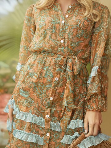 Robe 'Robe Courte Agua' Miss June en orange
