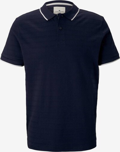 TOM TAILOR Poloshirt in navy / weiß, Produktansicht