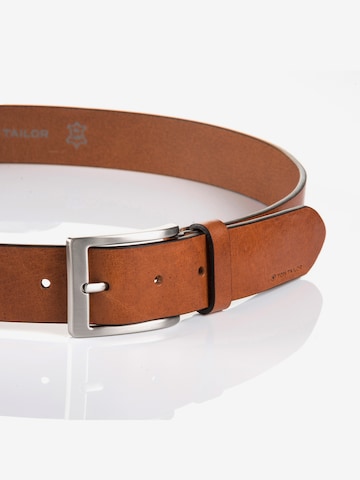 TOM TAILOR Belt 'JADEN' in Brown