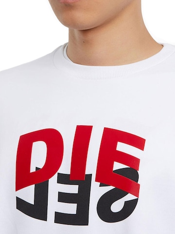 DIESEL Pullover 'S-GIRK-N80' i hvid
