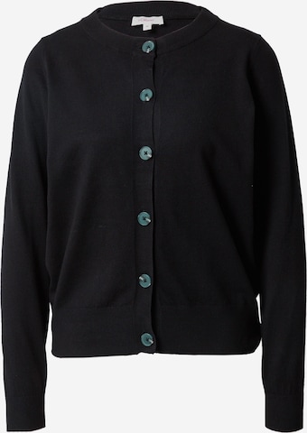 s.Oliver Knit Cardigan in Black: front