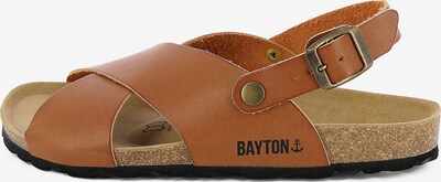 Bayton Sandal i karamell / svart, Produktvy