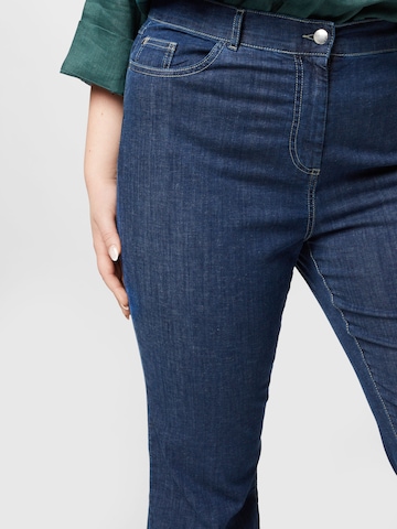 Regular Jeans 'ILARE' de la Persona by Marina Rinaldi pe albastru