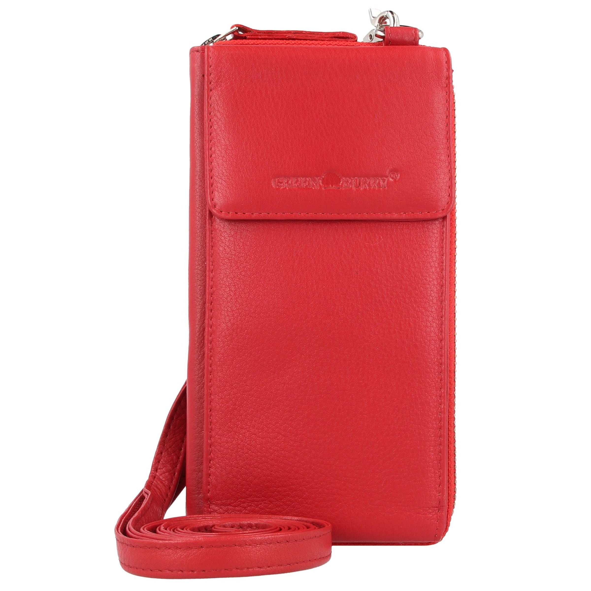 Protection pour smartphone 'Nappa' GREENBURRY en rouge : devant