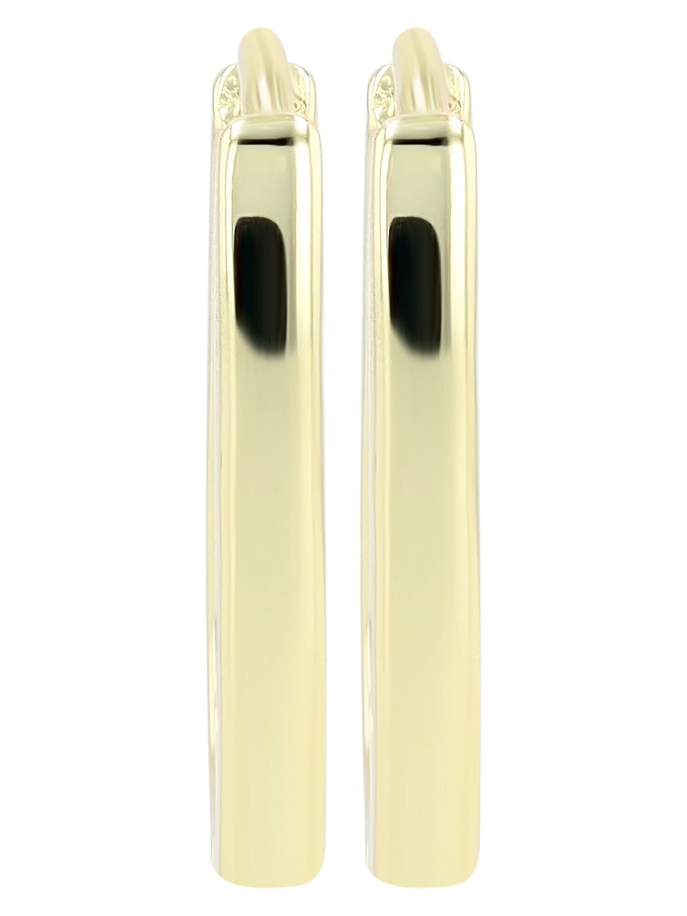 Akzent Earrings '"Avis" aus 925 Sterlingsilber, rhodiniert, langlebig' in Gold: front