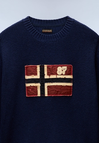 NAPAPIJRI - Jersey 'D-ARCHIVE' en azul