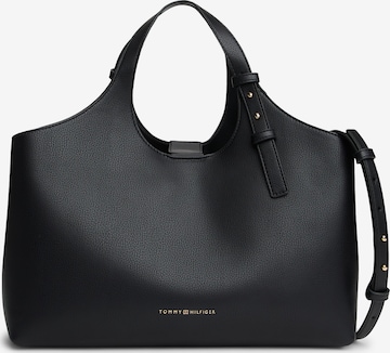 melns TOMMY HILFIGER Rokassomiņa: no priekšpuses