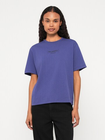 KARL LAGERFELD JEANS Shirts 'Outline' i blå: forside