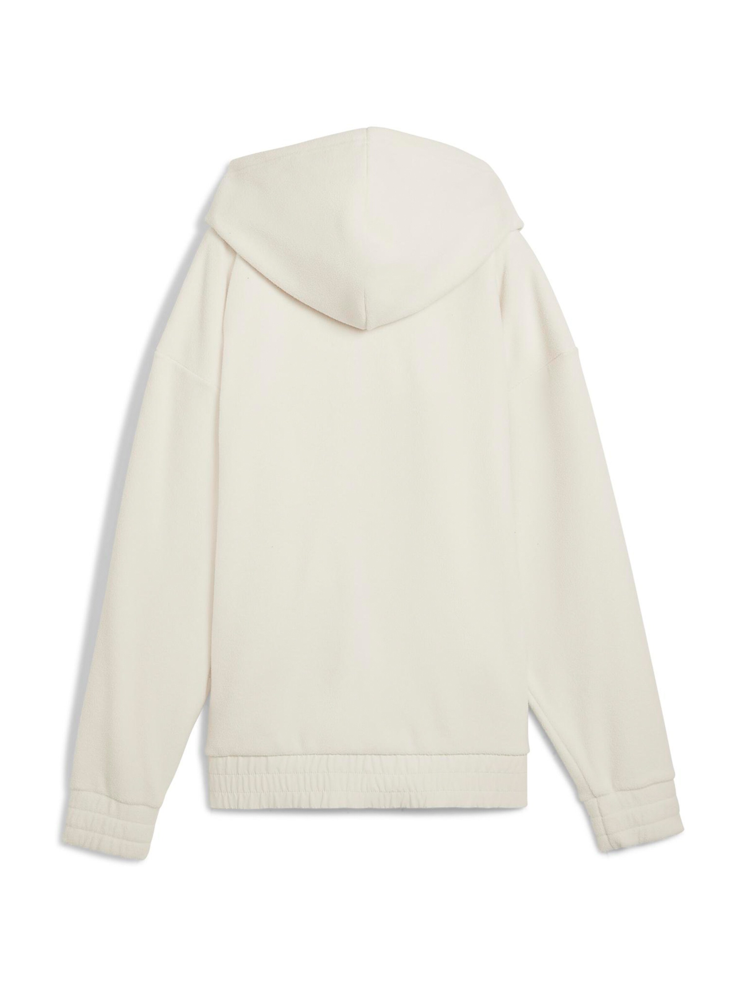 Bluză cu fermoar sport 'ESS' de la PUMA pe alb