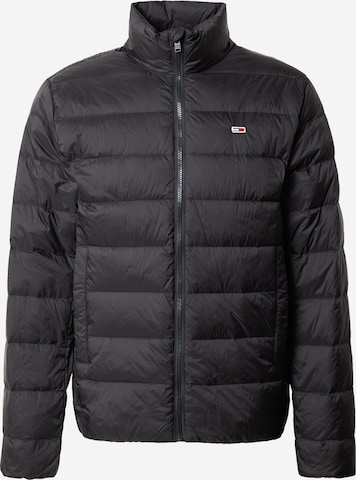 juoda Tommy Jeans Žieminė striukė: priekis