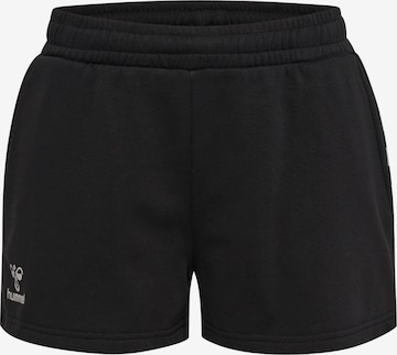 Regular Pantalon de sport 'STALTIC' Hummel en noir : devant