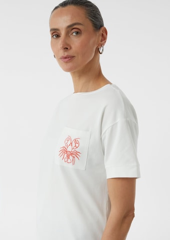 T-shirt COMMA en blanc