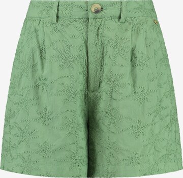 Shiwi Regular Pleat-front trousers 'Marte' in Green: front