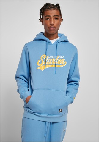 Starter Black Label Sweatshirt in Blauw: voorkant