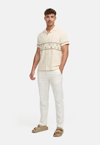 INDICODE JEANS Regular fit Overhemd 'Cotta' in Beige
