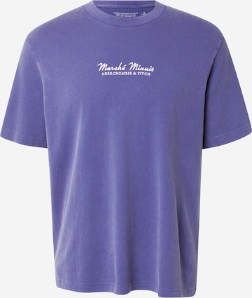 T-Shirt Abercrombie & Fitch en bleu : devant