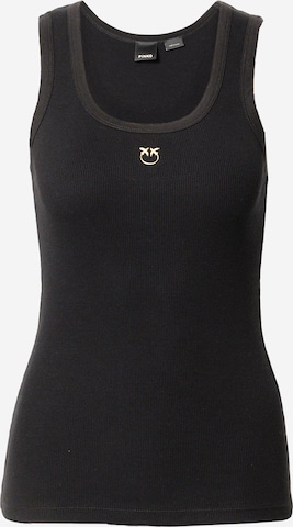 PINKO Top 'CALCOLATORE CANOTTIERA' in Black: front