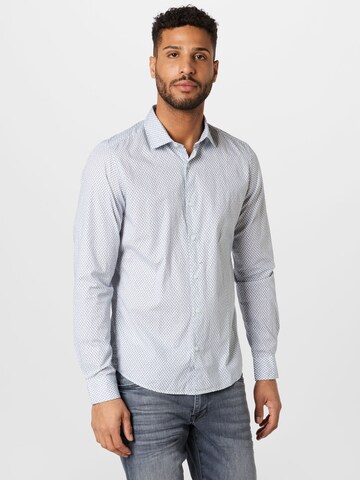 s.Oliver Slim Fit Skjorte i hvid: forside