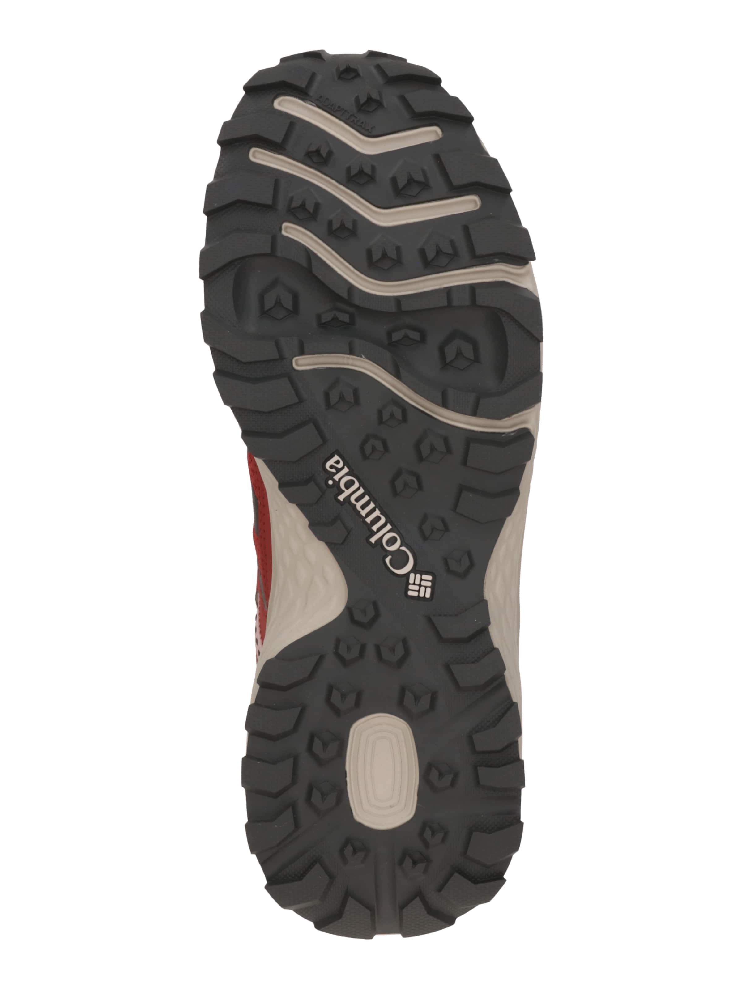 COLUMBIA Ниски обувки в червено: долна страна