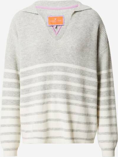 LIEBLINGSSTÜCK Sweater 'Levina' in Grey / White, Item view