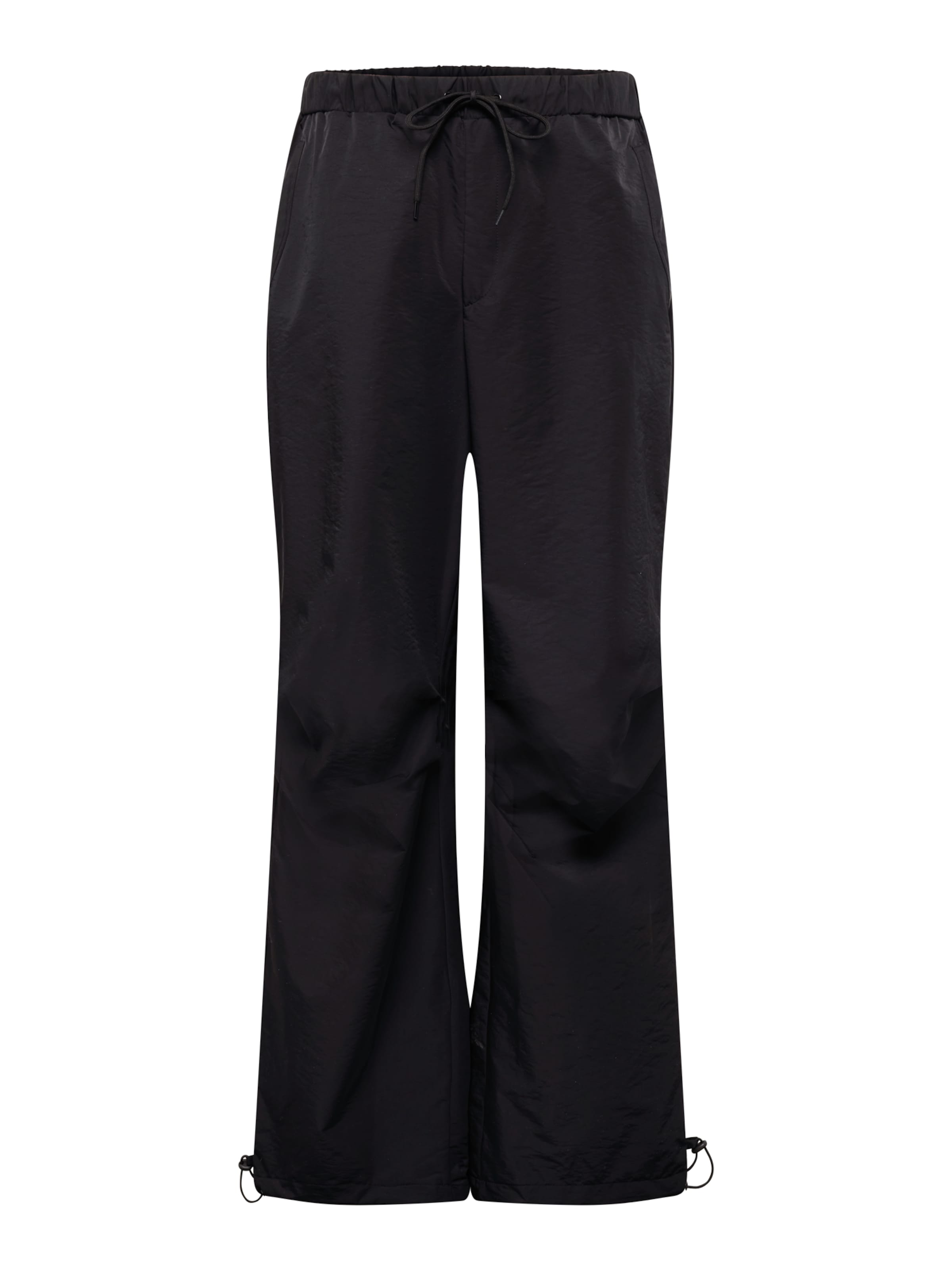 TOPMAN Zwężany krój Spodnie w kolorze czarny: przód