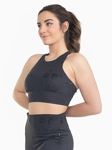 Spyder Bustier Sportmelltartók - fekete: elől