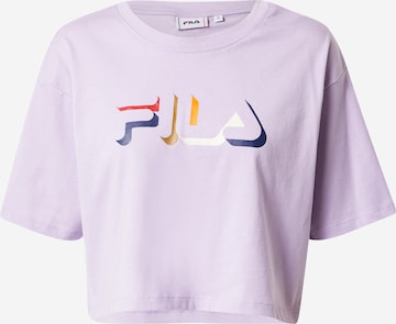 FILA Shirt in Lila: voorkant