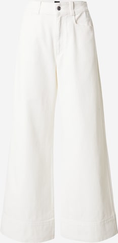 BOSS Tapered Housut 'C_Talashea-D' värissä valkoinen: etupuoli