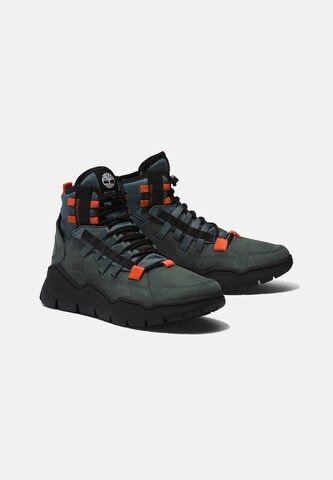 TIMBERLAND Trampki wysokie 'Utility' w kolorze zielony