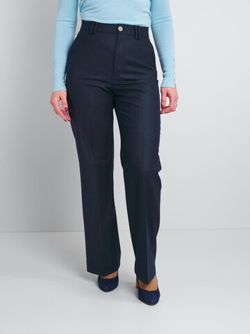 Wide leg Pantaloni per costume tradizionale 'Martha 8393' di W. Wegener in blu: frontale