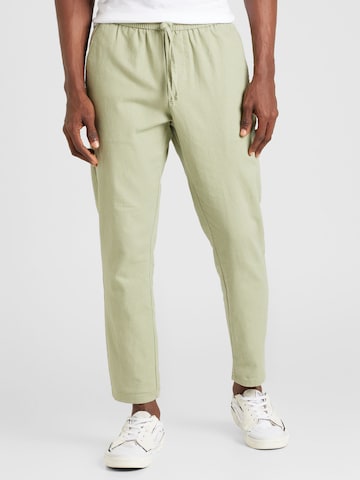 Only & Sons Regular Pants 'LINUS' in Green: front