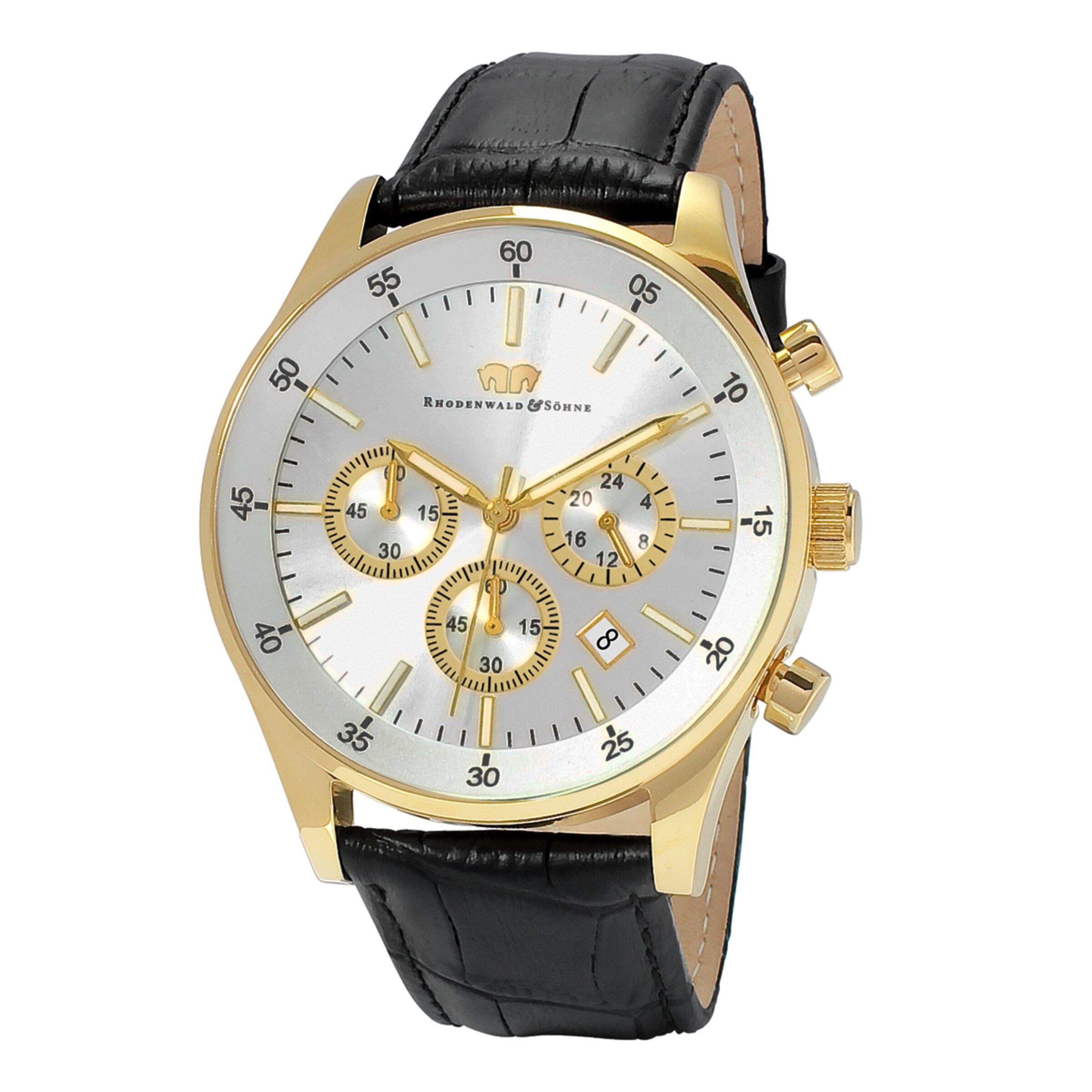 Montre à affichage analogique Rhodenwald & Söhne en noir