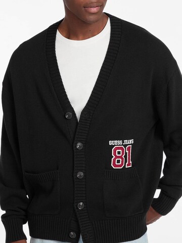GUESS Knit Cardigan in Black