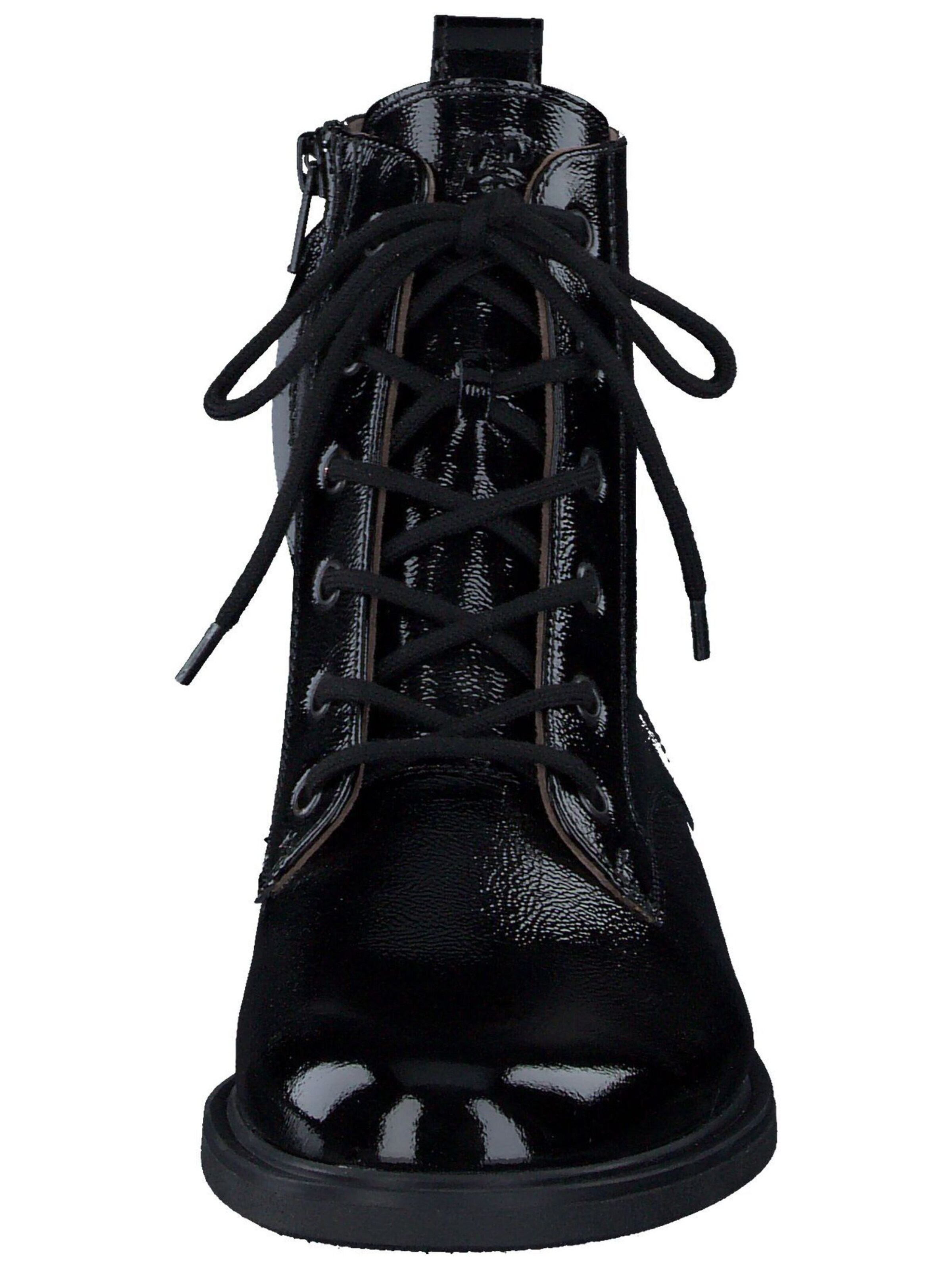 Paul Green Schnürstiefelette in Schwarz