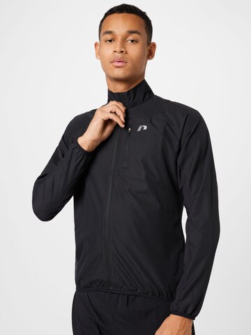 Veste de sport Newline en noir : devant