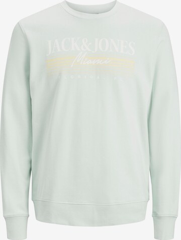 JACK & JONES Sweatshirt 'Palma' in Green: front