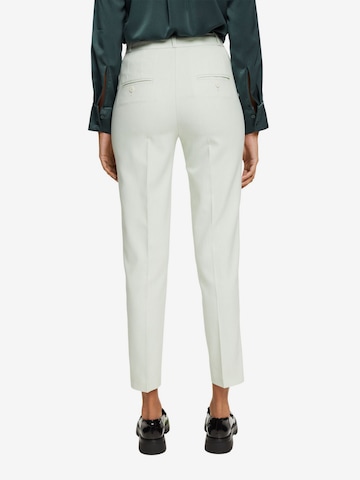 Regular Pantalon à plis ESPRIT en blanc
