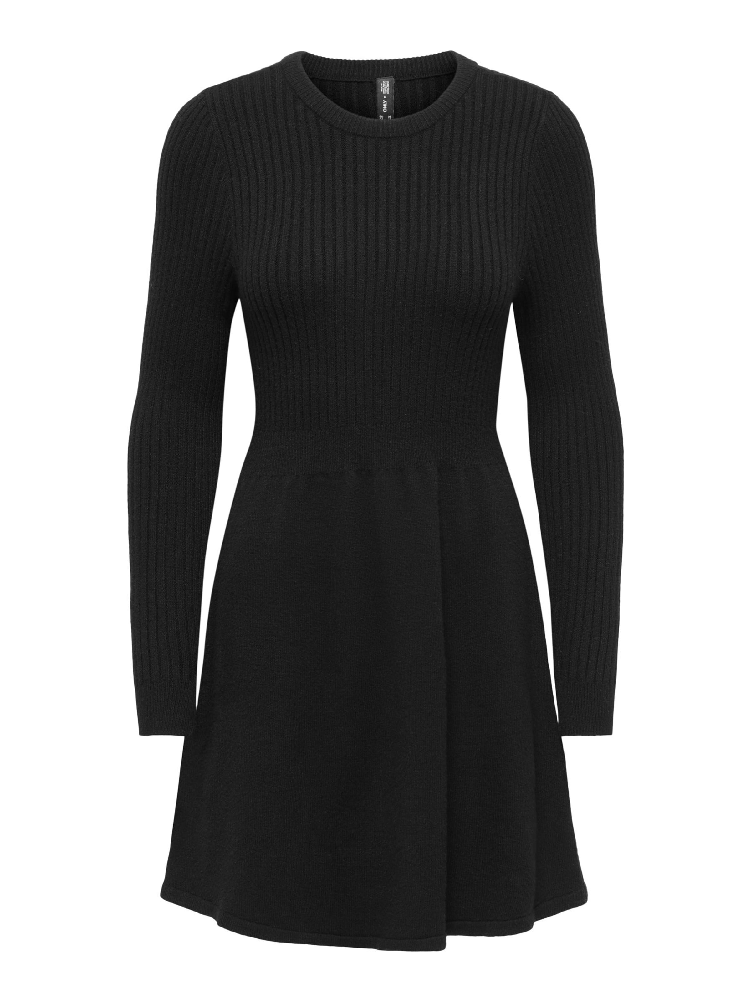 Abito in maglia 'ONLFia' di ONLY in nero: frontale