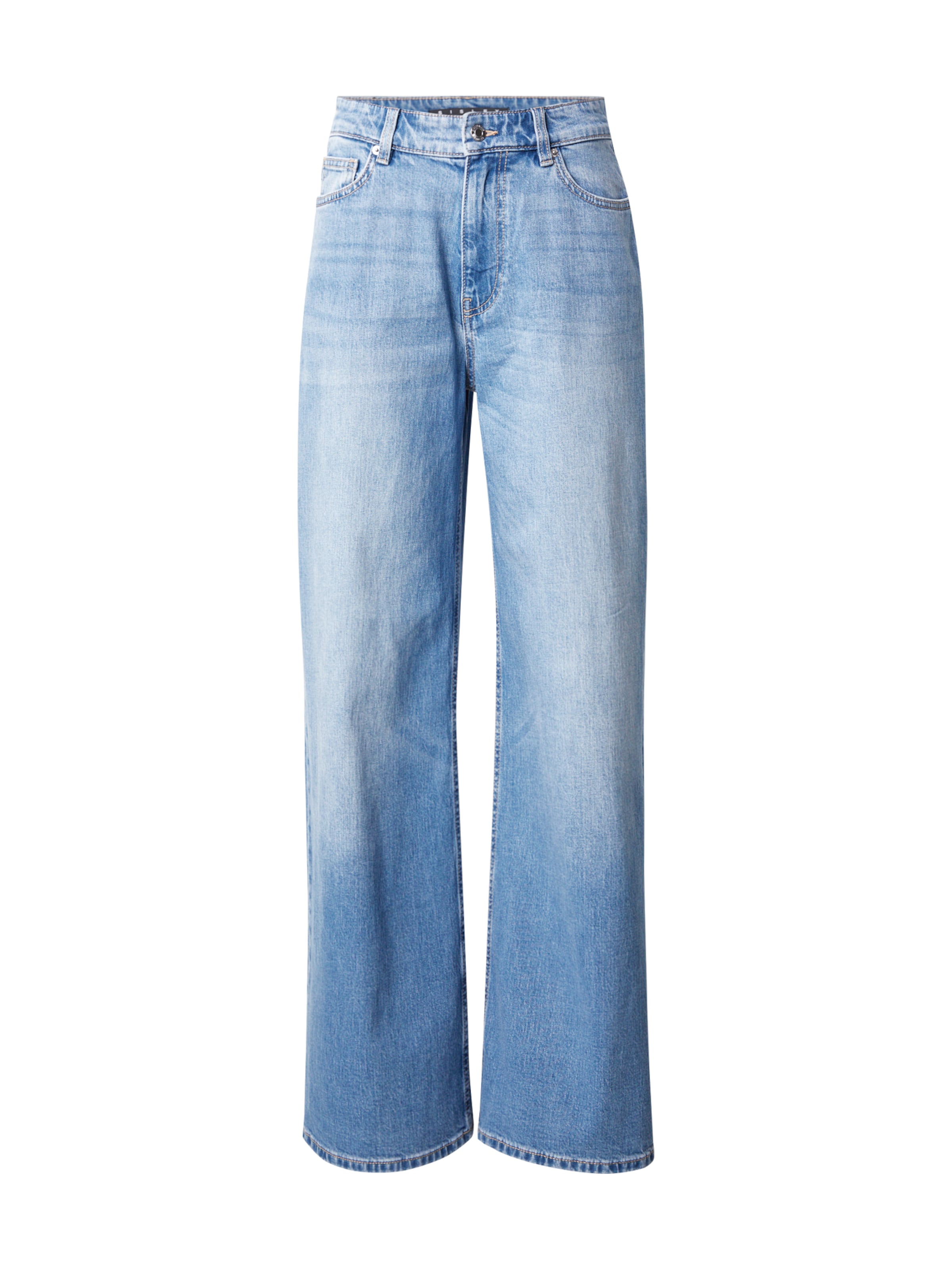 Wide Leg Jean Sisley en bleu : devant