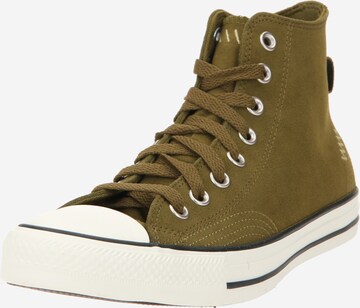 Sneaker înalt 'Chuck Taylor All Star' de la CONVERSE pe verde: față