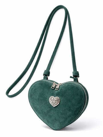 Allgäu Rebell Crossbody Bag in Green: front