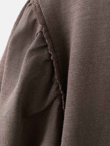 T-Shirt 'BROWNSET' MANGO KIDS en marron