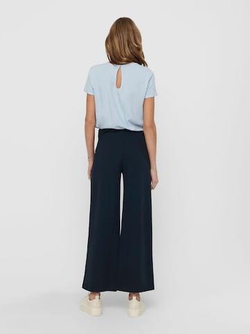 JDY Wide leg Bandplooibroek 'Geggo' in Zwart