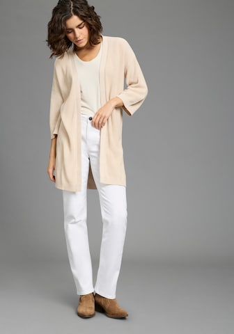 LAURA SCOTT Knit Cardigan in Beige