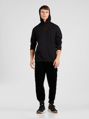 HUGO - Sweatshirt 'Daratscho' em preto