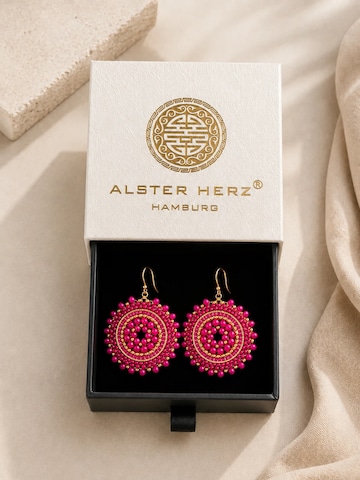 Orecchini 'Earring Marrakech' di Alster Herz in rosa