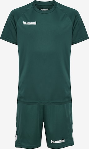 Hummel Trainingspak 'Promo' in Groen: voorkant
