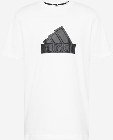 T-Shirt fonctionnel 'Future Icons Badge Of Sport' ADIDAS SPORTSWEAR en blanc : devant